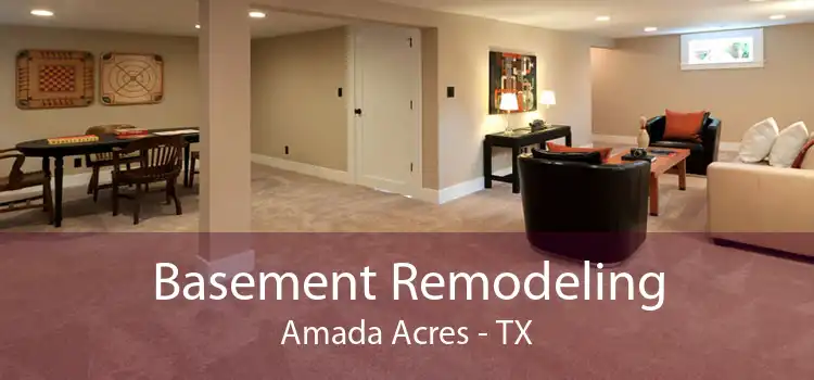 Basement Remodeling Amada Acres - TX