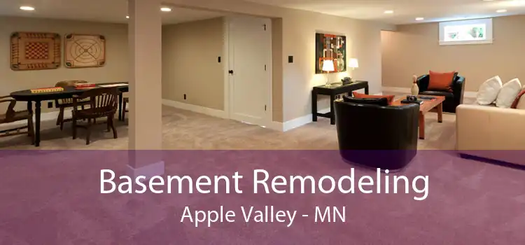 Basement Remodeling Apple Valley - MN