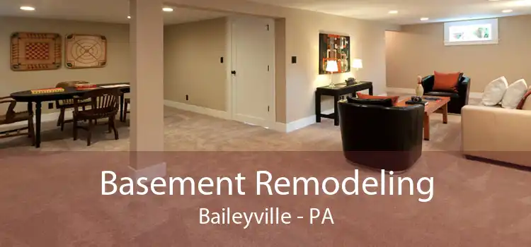 Basement Remodeling Baileyville - PA