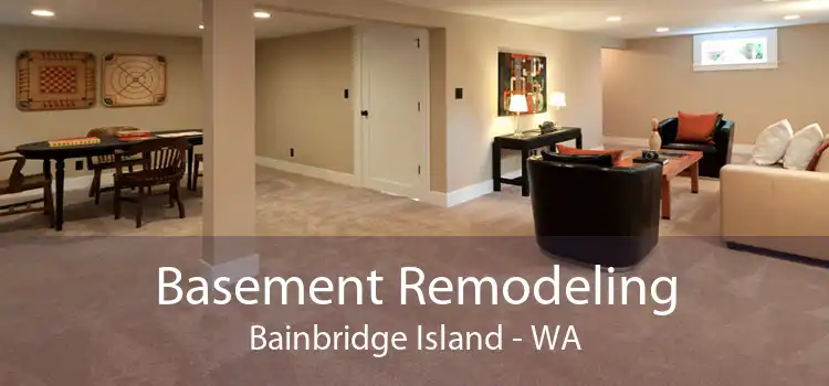 Basement Remodeling Bainbridge Island - WA