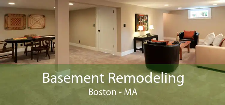Basement Remodeling Boston - MA