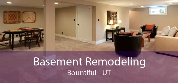 Basement Remodeling Bountiful - UT