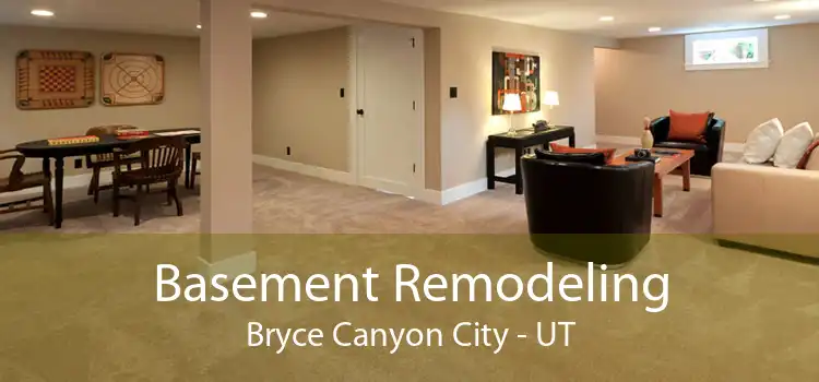 Basement Remodeling Bryce Canyon City - UT