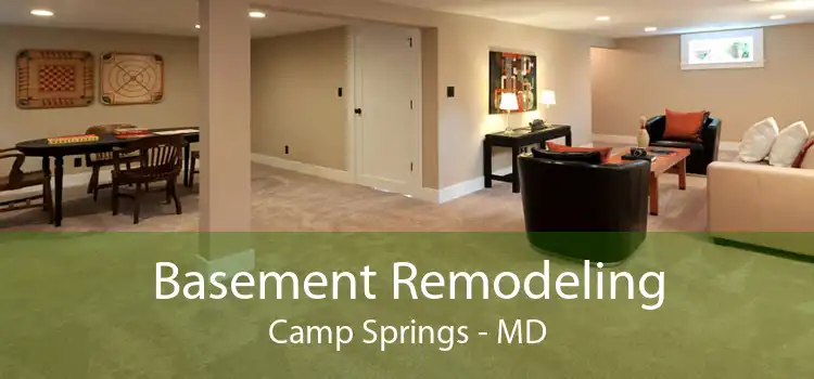 Basement Remodeling Camp Springs - MD