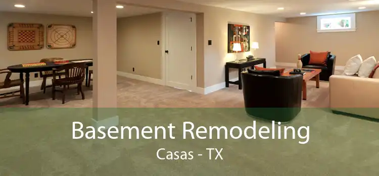 Basement Remodeling Casas - TX