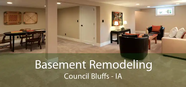 Basement Remodeling Council Bluffs - IA
