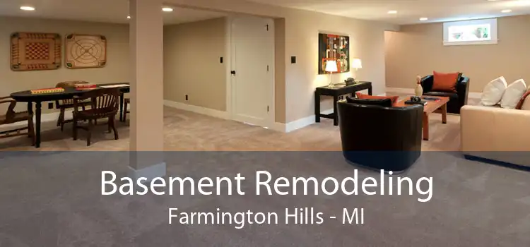 Basement Remodeling Farmington Hills - MI