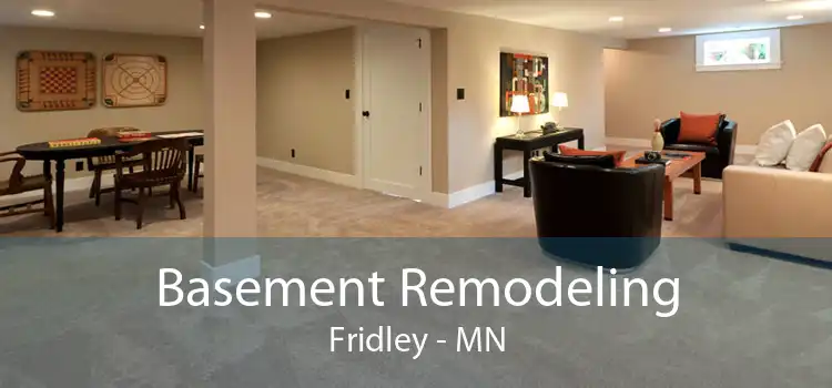 Basement Remodeling Fridley - MN