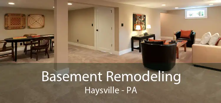 Basement Remodeling Haysville - PA