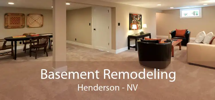 Basement Remodeling Henderson - NV