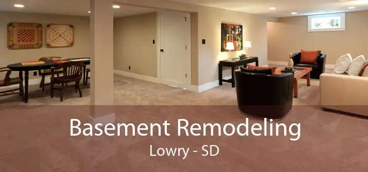 Basement Remodeling Lowry - SD