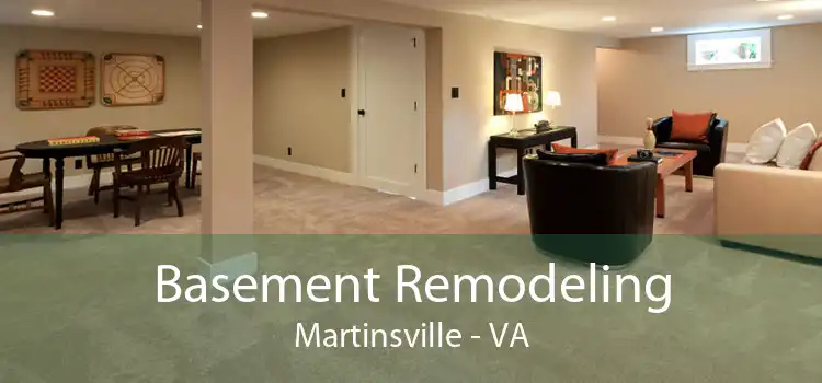 Basement Remodeling Martinsville - VA