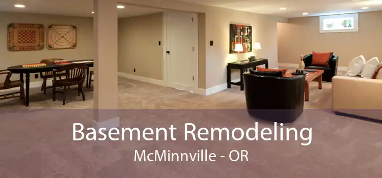 Basement Remodeling McMinnville - OR