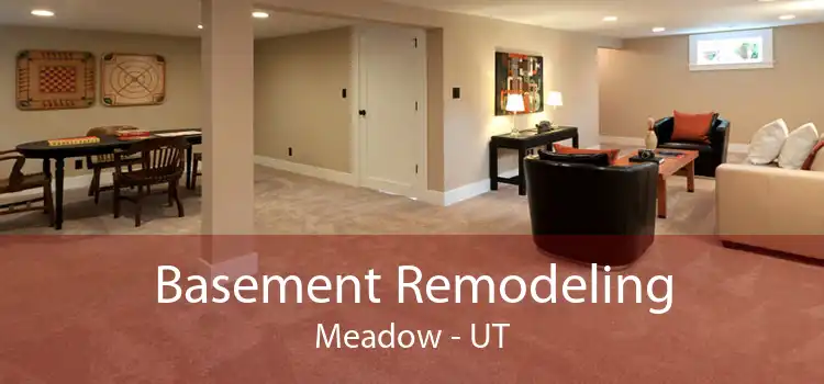 Basement Remodeling Meadow - UT