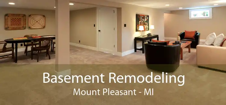 Basement Remodeling Mount Pleasant - MI
