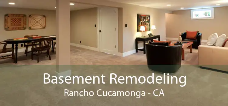 Basement Remodeling Rancho Cucamonga - CA