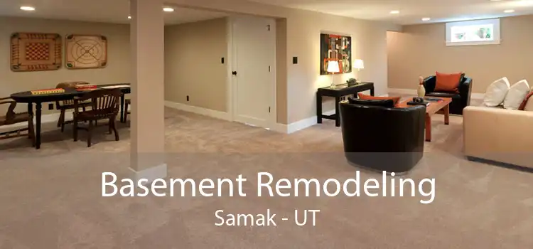 Basement Remodeling Samak - UT