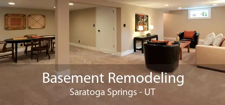 Basement Remodeling Saratoga Springs - UT