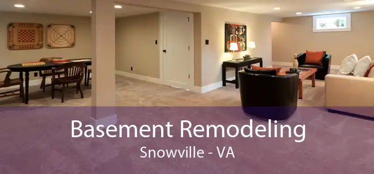 Basement Remodeling Snowville - VA