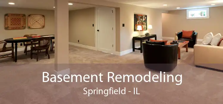 Basement Remodeling Springfield - IL