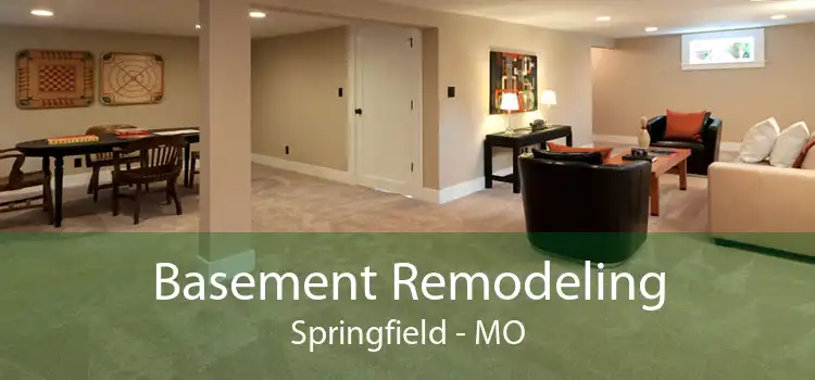 Basement Remodeling Springfield - MO