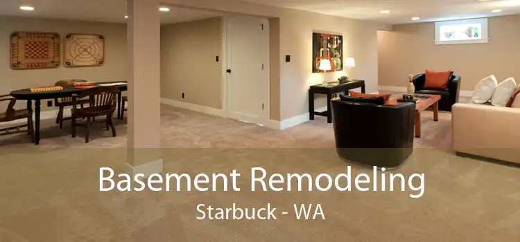 Basement Remodeling Starbuck - WA