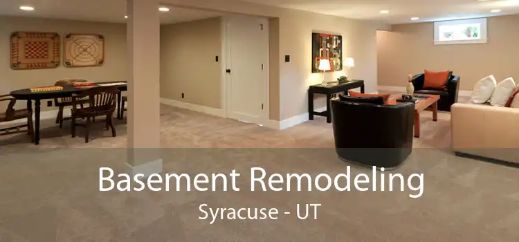 Basement Remodeling Syracuse - UT