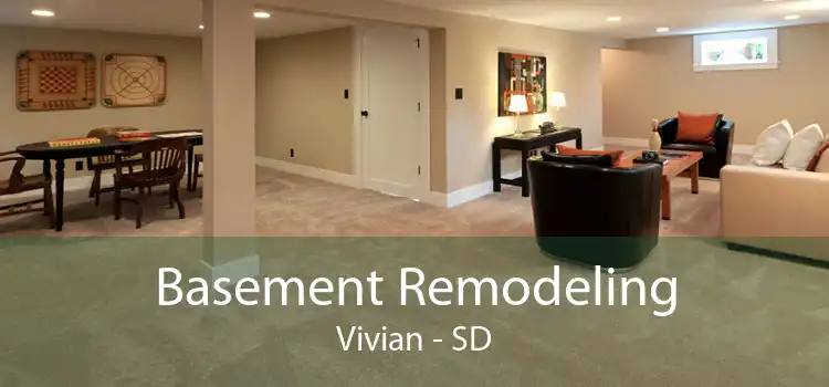 Basement Remodeling Vivian - SD