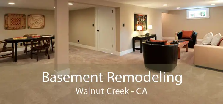 Basement Remodeling Walnut Creek - CA