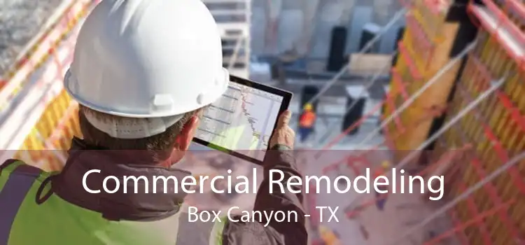Commercial Remodeling Box Canyon - TX