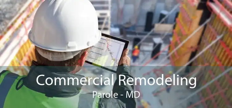 Commercial Remodeling Parole - MD